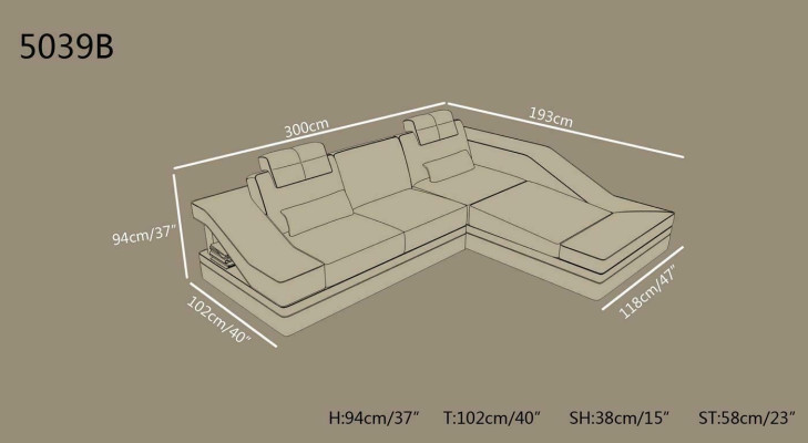 Design Ecken Polster Eck Sofa XXL BigCouch Leder Sofas Garnitur