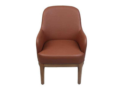 Brauner Wohnzimmer Sessel Designer Einsitzer Luxus Lehnstuhl Stühle
