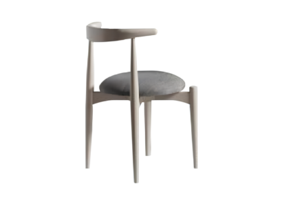 Gruppe Küchenstühle Esszimmerstühle Holzstühle Set 2tlg Stühle Beige