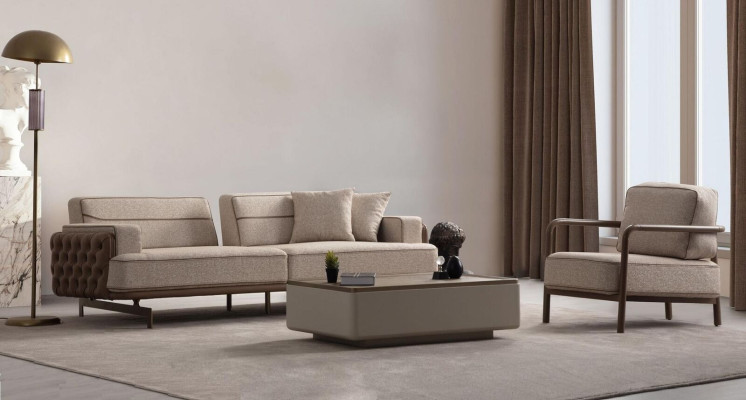 Schwarzer Modernes Sideboard Luxuriöser TV-Ständer RTV-Lowboard Tisch