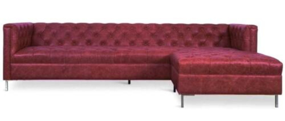Braune Eckcouch Western Stil Eckgarnitur Ecksofa Eckcouch Garnitur Polster