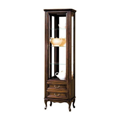 Klassische Vitrine Schrank Italienische Möbel Vitrinenschrank Vitrinen Neu W-1/2