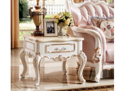 Beistelltisch Tische Wohnzimmer Luxus Weiß Tisch Möbel Couchtisch Neu
